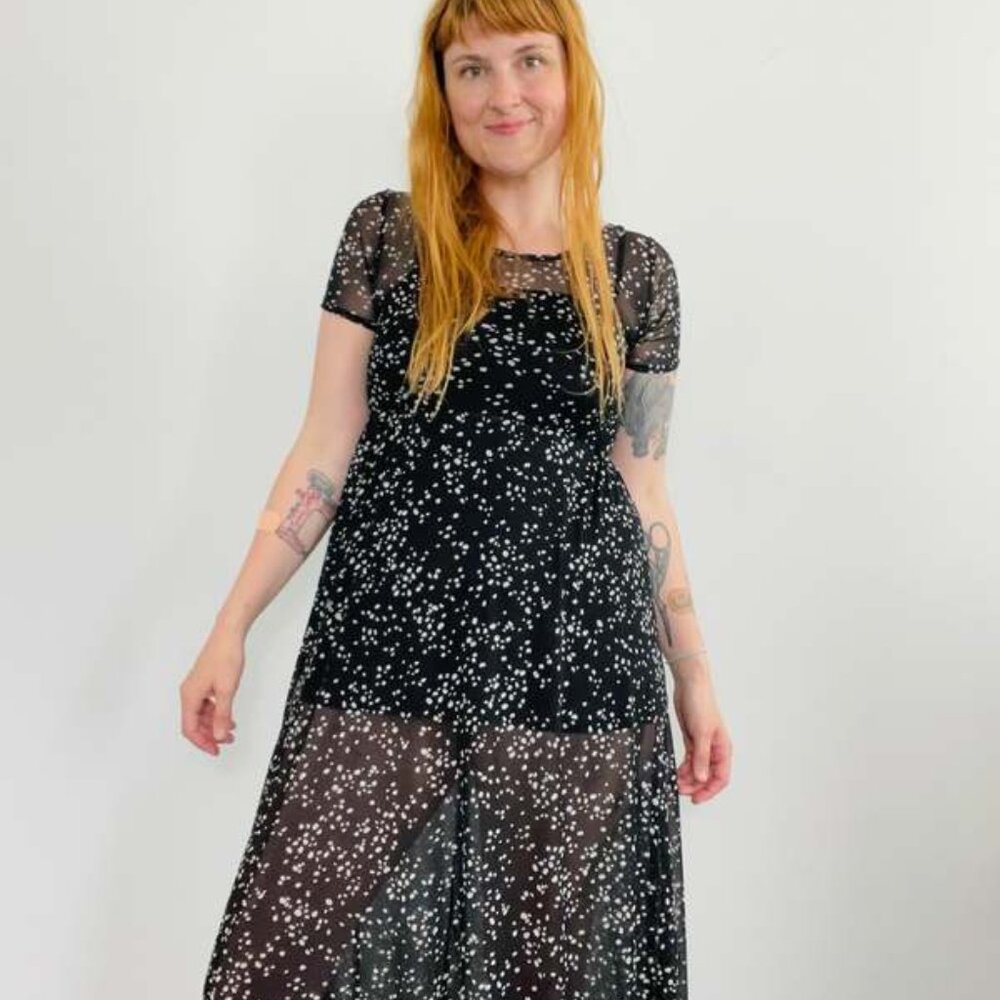 Altar Houseline Megumi Starry Night Powermesh Cap Sleeve XXL